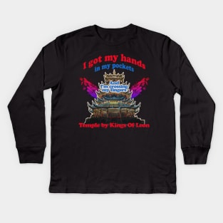 Temple King of Leon Kids Long Sleeve T-Shirt